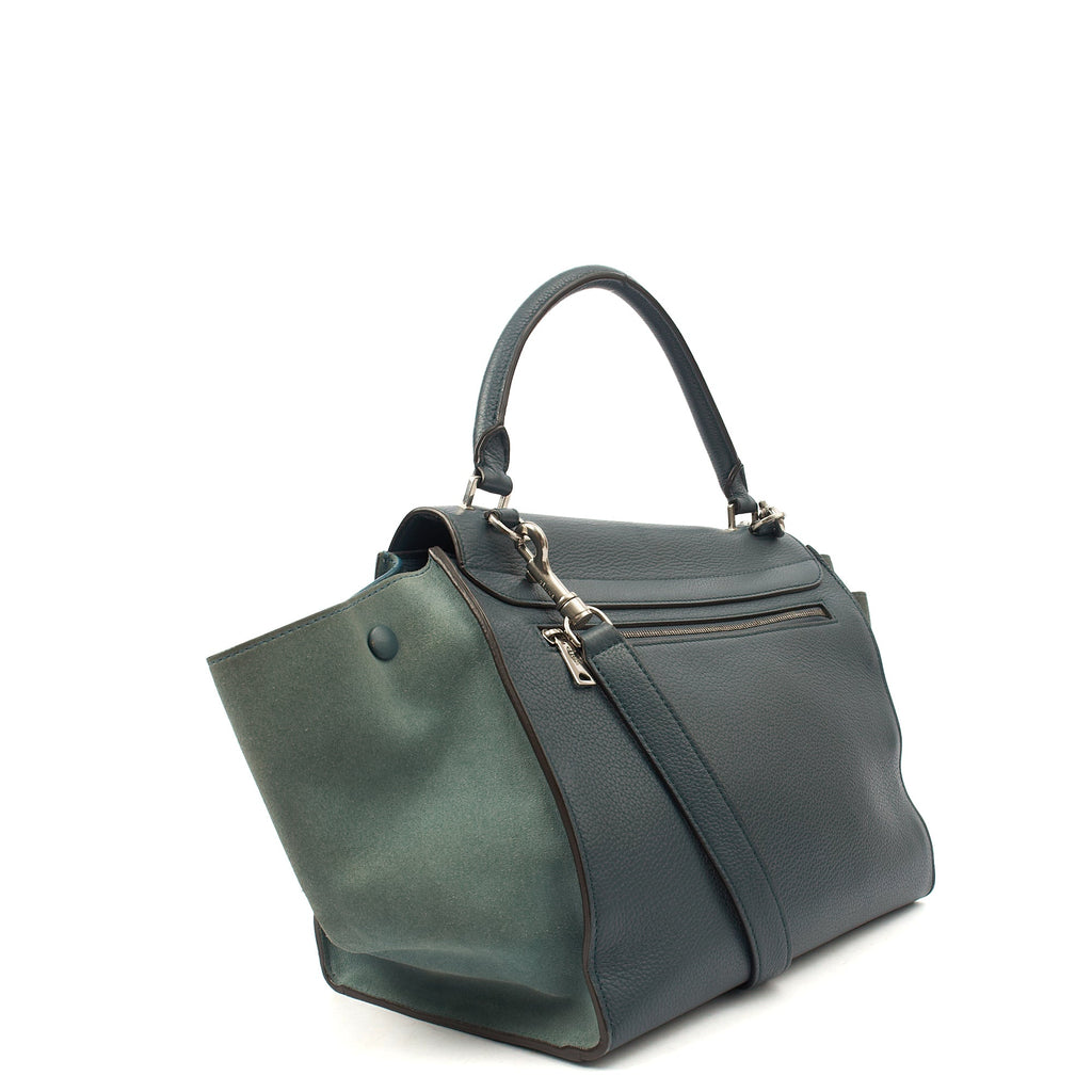 Celine Shoulder Bag Trapeze - Large in Blue, Leather