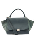 Celine Shoulder Bag Trapeze - Large in Blue, Leather
