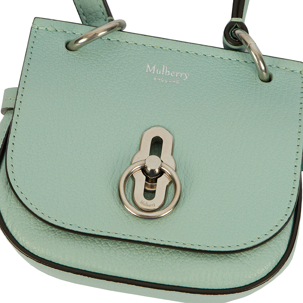 Mulberry Cross Body Amberley Satchel - Mini in Blue, Calfskin Leather