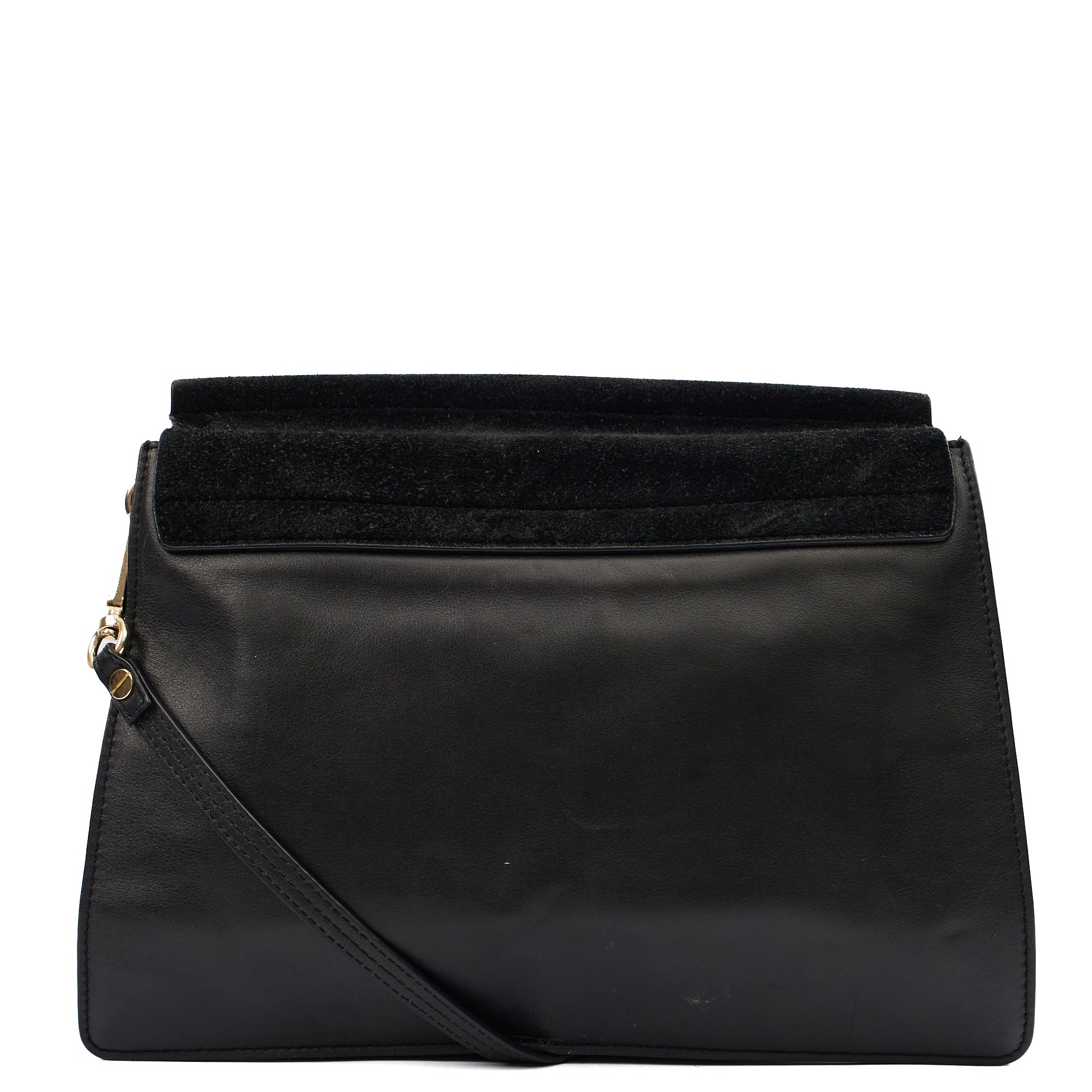 Chloe Satchel Faye - Medium in Black, Leather