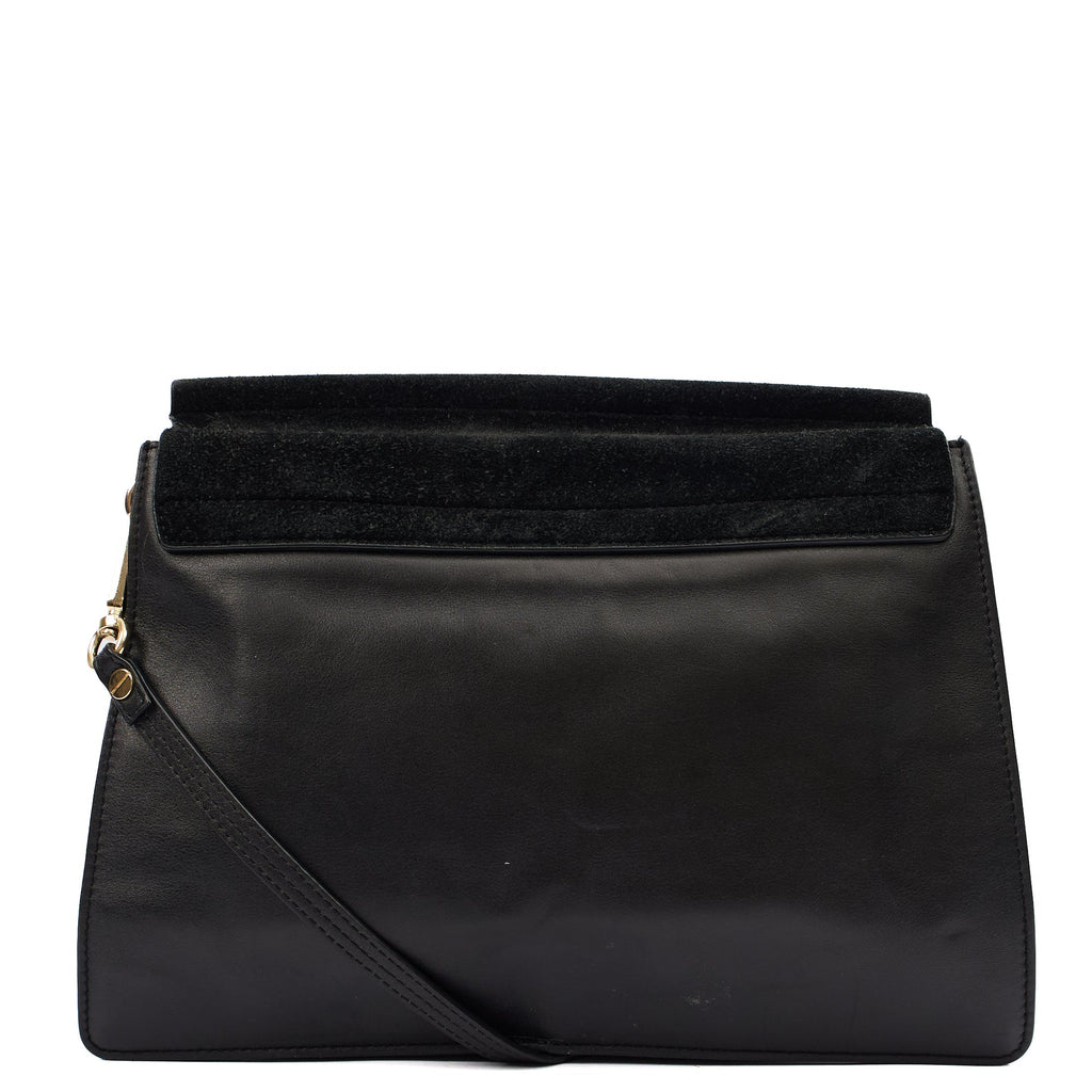 Chloe Satchel Faye - Medium in Black, Leather