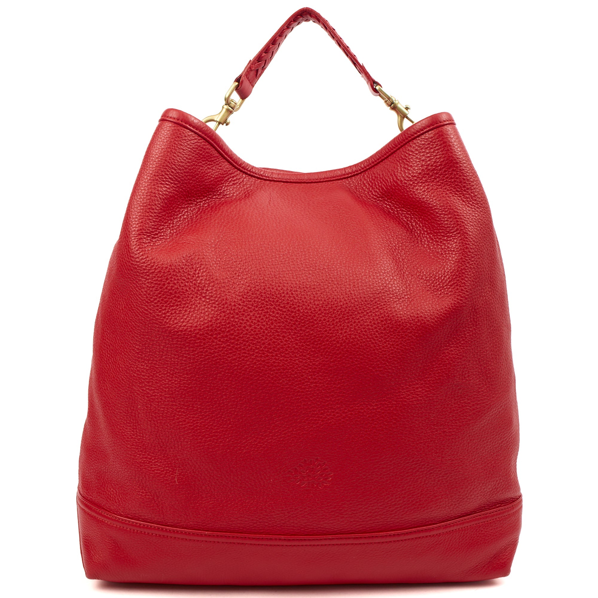Mulberry Tote Effie Hobo in Red, Calfskin Leather