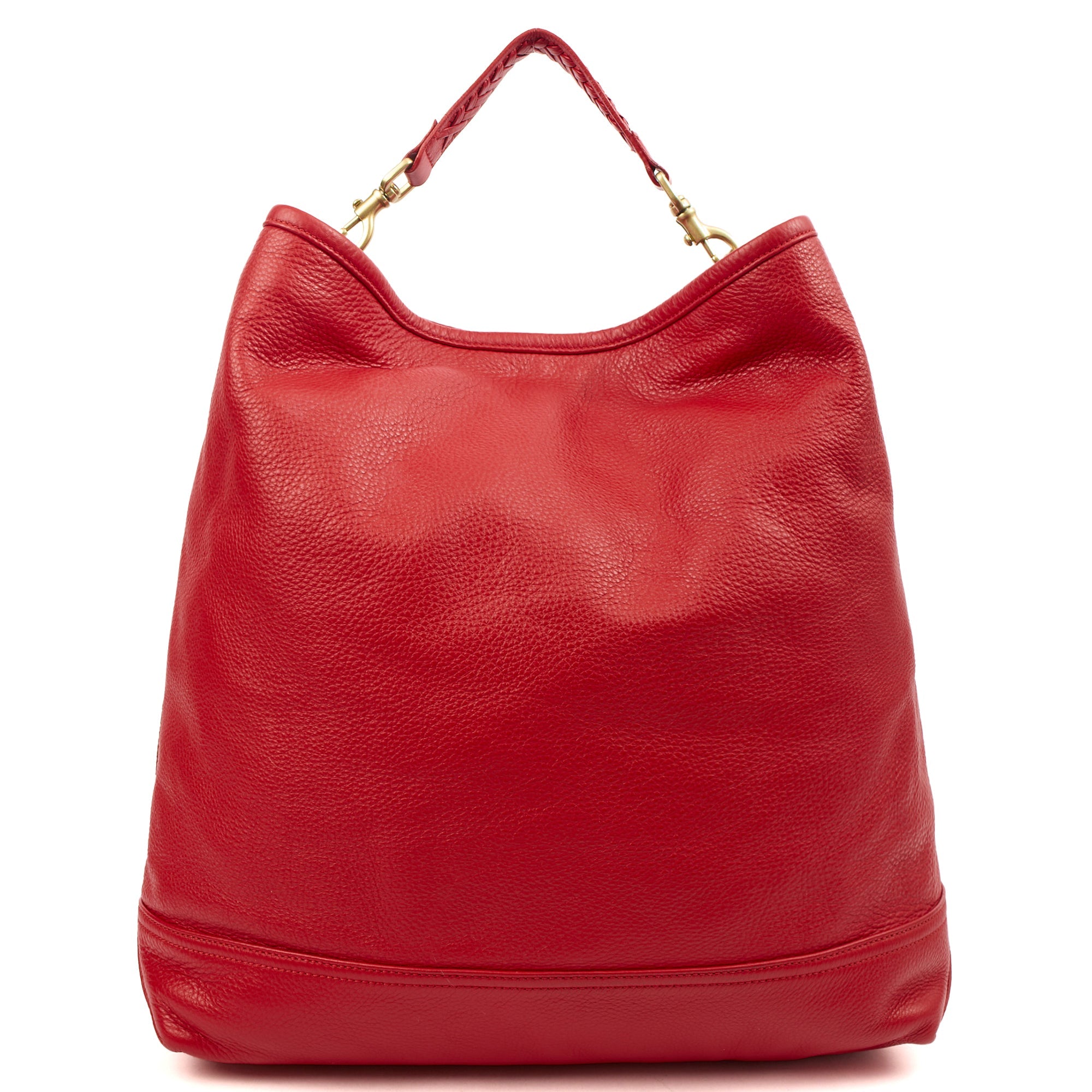 Mulberry Tote Effie Hobo in Red, Calfskin Leather