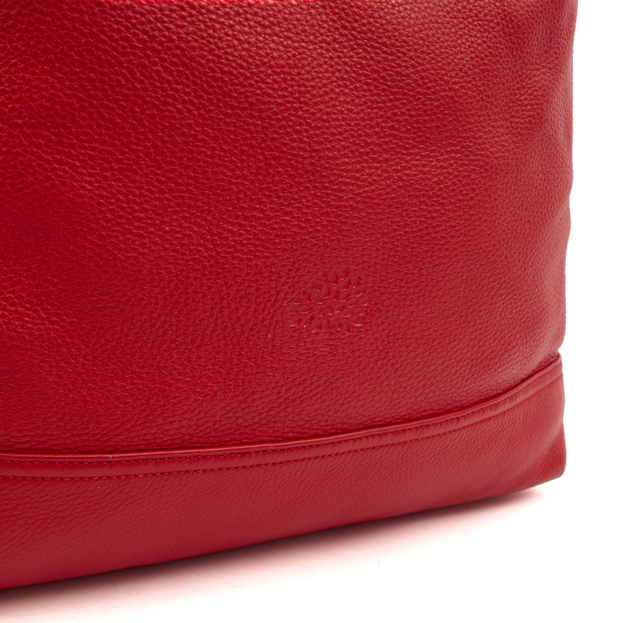 Mulberry Tote Effie Hobo in Red, Calfskin Leather