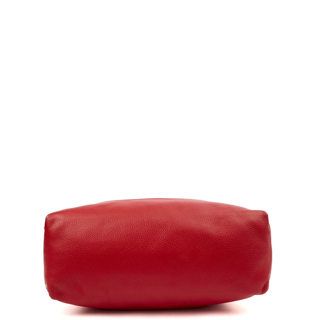 Mulberry Tote Effie Hobo in Red, Calfskin Leather
