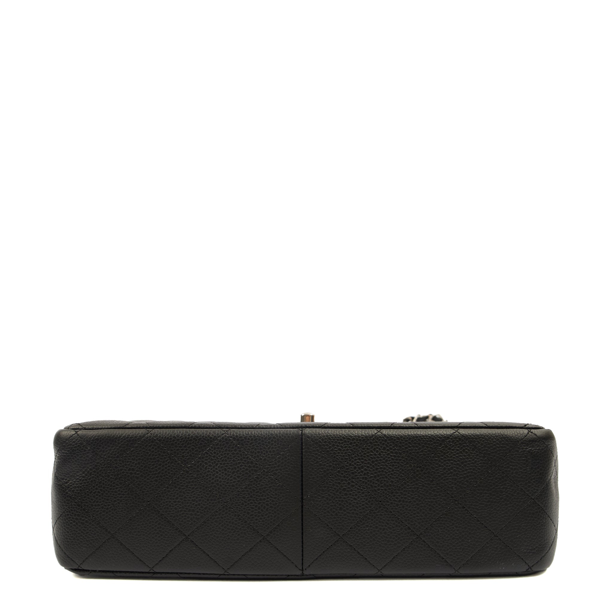 Chanel Shoulder Bag Classic Double Flap - Large in Black, Caviar Leather