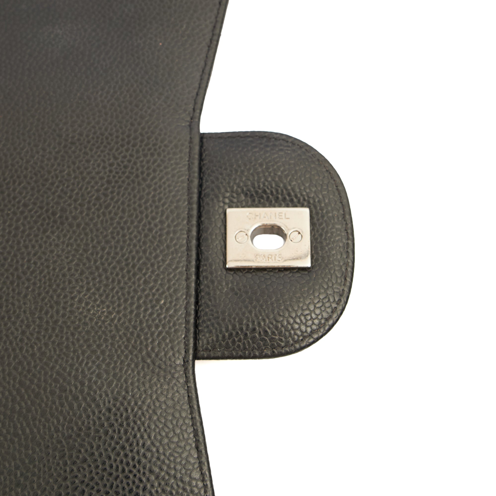 Chanel Shoulder Bag Classic Double Flap - Large in Black, Caviar Leather