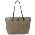 Coach Tote Turnlock Tote in Grey, Leather
