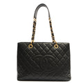 Chanel Tote Grand Shopping Tote in Black, Leather