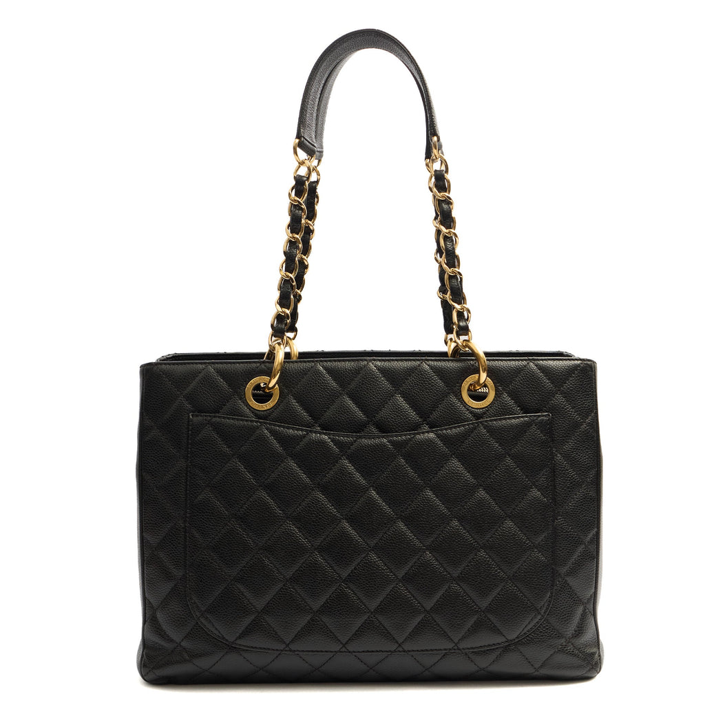 Chanel Tote Grand Shopping Tote in Black, Leather