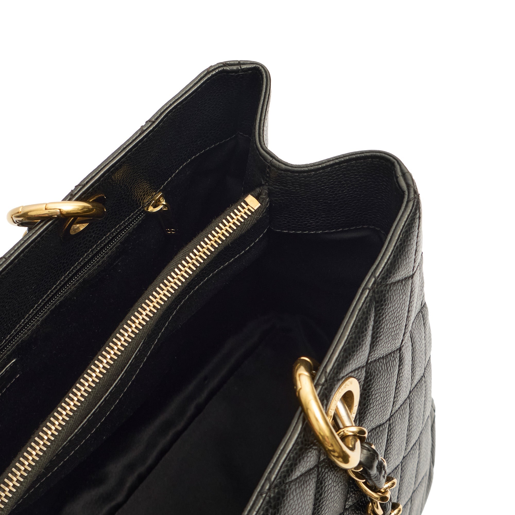 Chanel Tote Grand Shopping Tote in Black, Leather