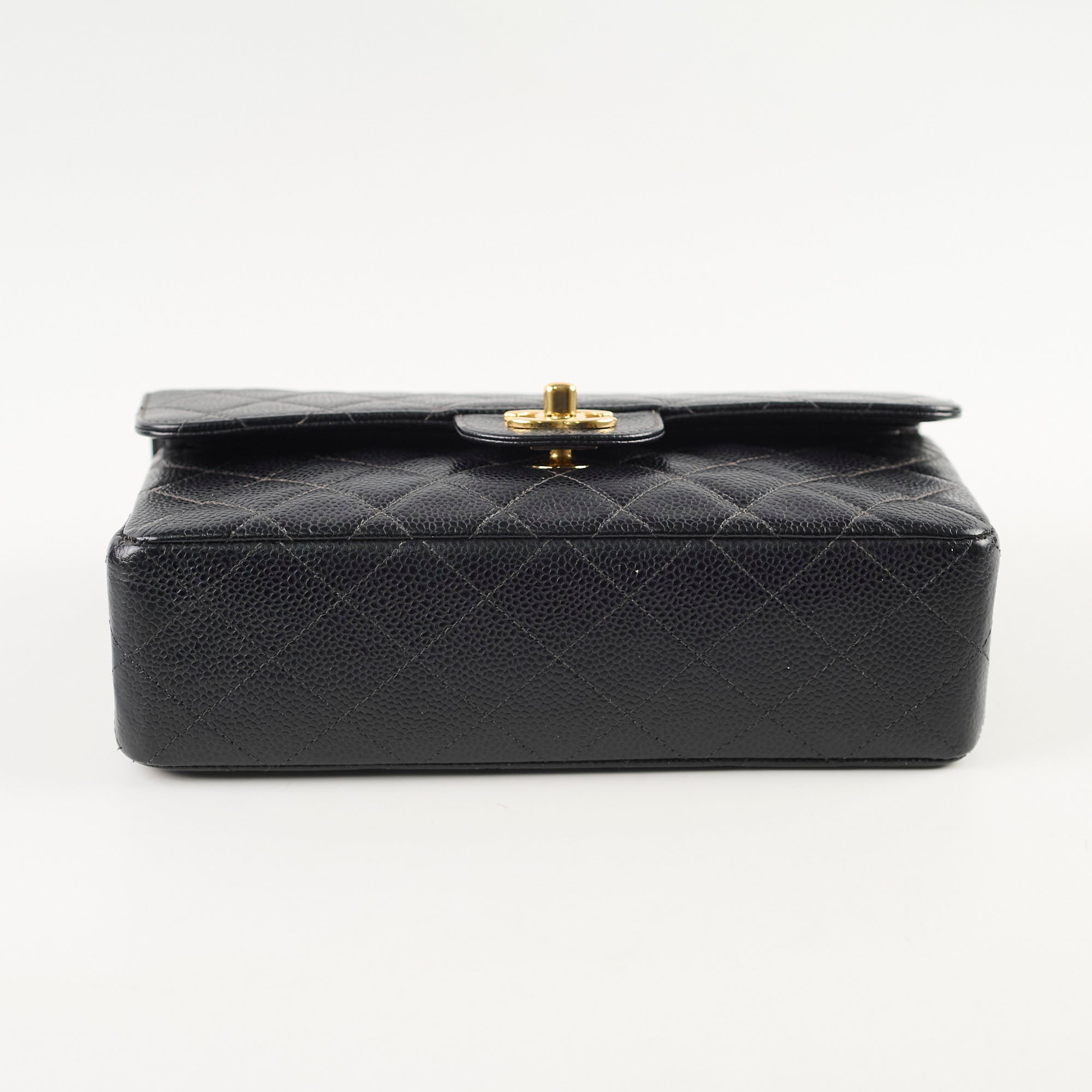 Chanel Classic Flap 24k Small Caviar Black