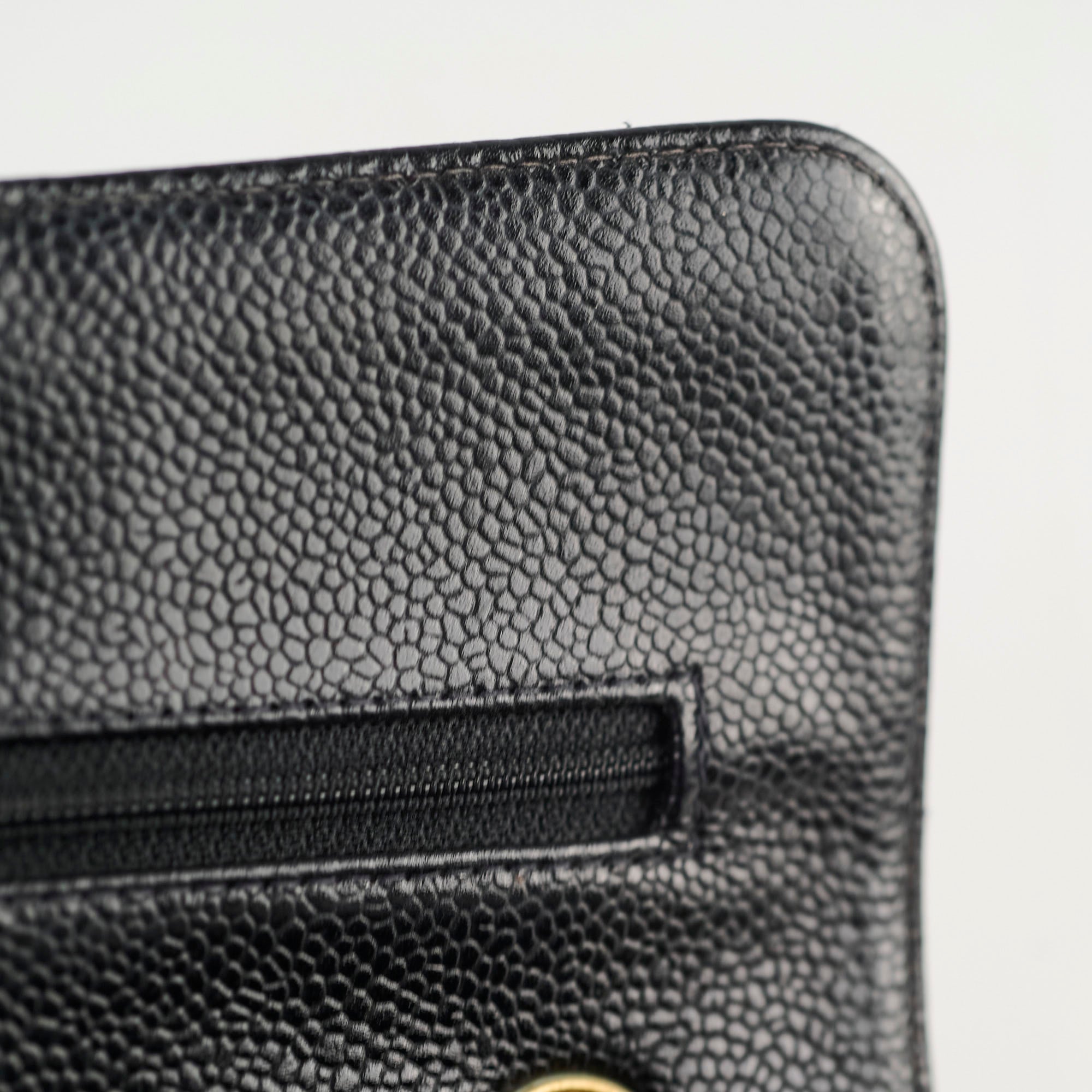 Chanel Classic Flap 24k Small Caviar Black