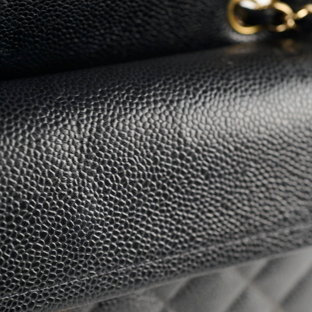Chanel Classic Flap 24k Small Caviar Black