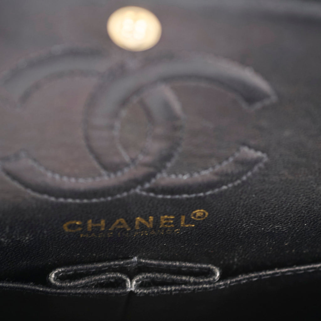 Chanel Classic Flap 24k Small Caviar Black