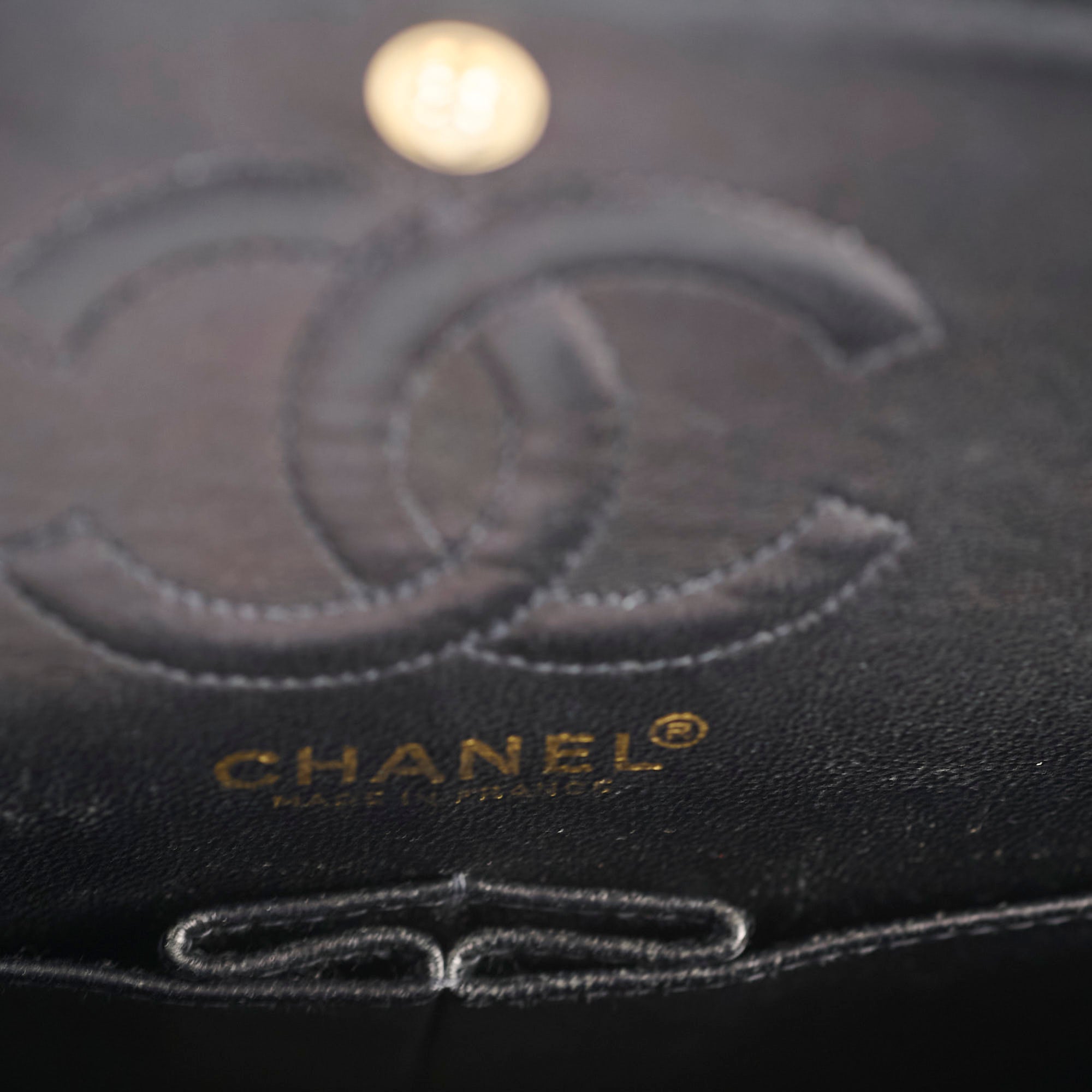 Chanel Classic Flap 24k Small Caviar Black