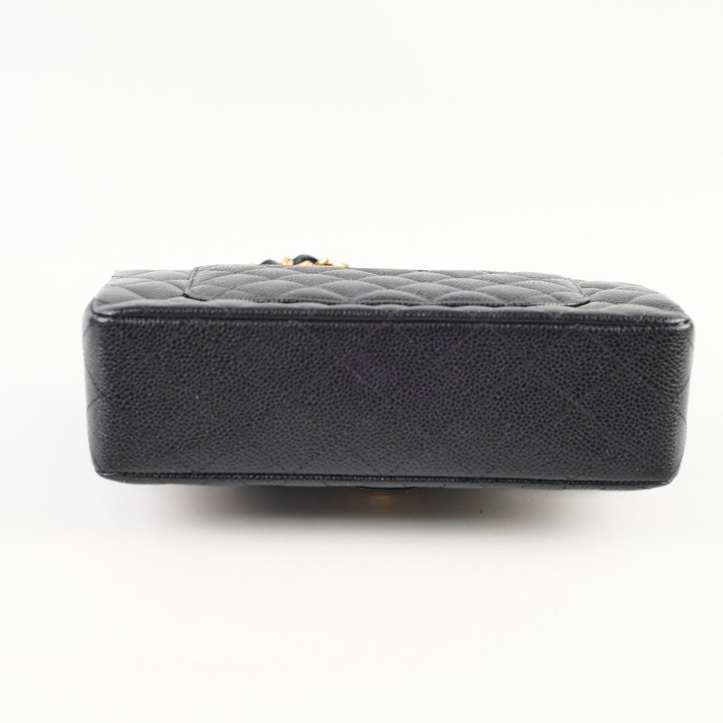 Chanel Small Classic Flap Black Caviar GHW 2024 (microchip)