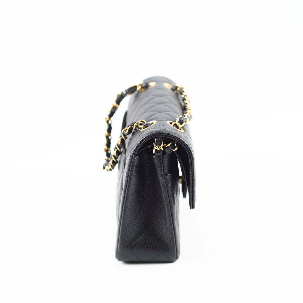Chanel Classic Flap Small Caviar Black - Microchipped