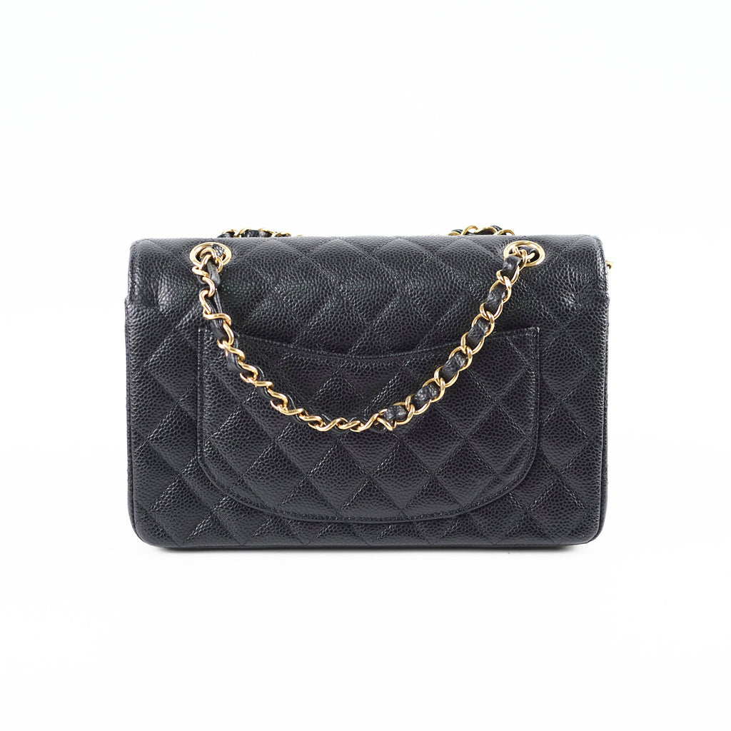 Chanel Classic Flap Small Caviar Black - Microchipped