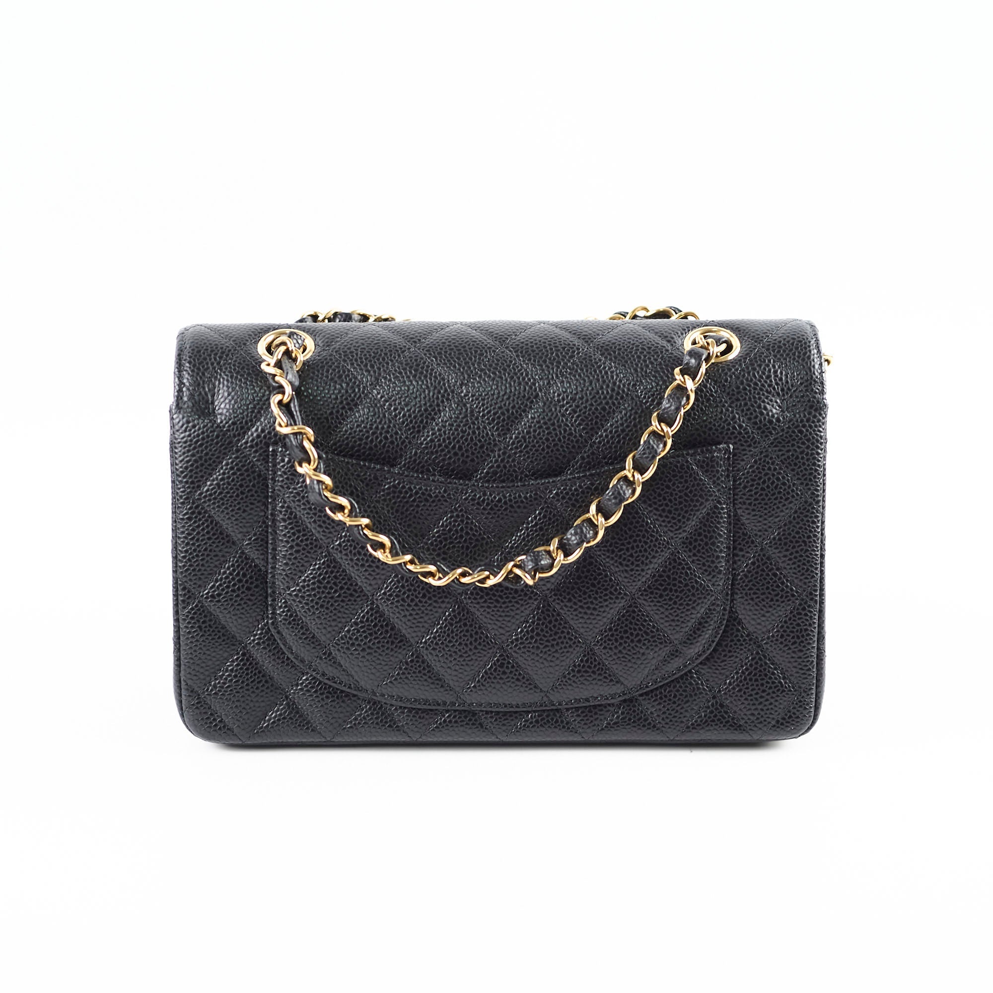 Chanel Classic Flap Small Caviar Black - Microchipped