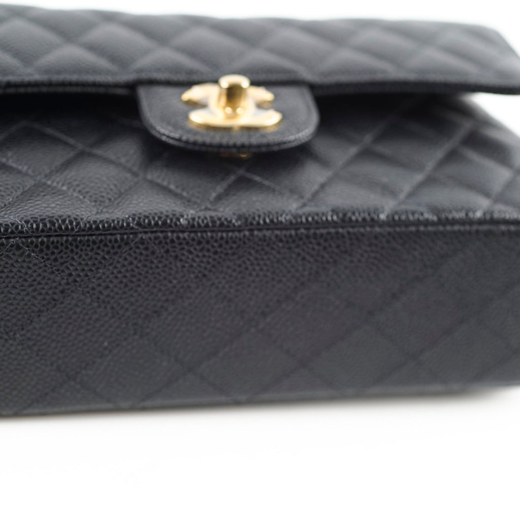 Chanel Classic Flap Small Caviar Black - Microchipped