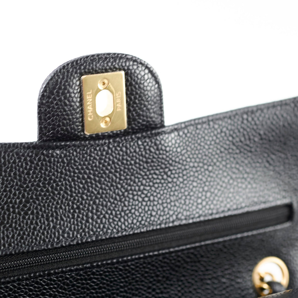 Chanel Classic Flap Small Caviar Black - Microchipped
