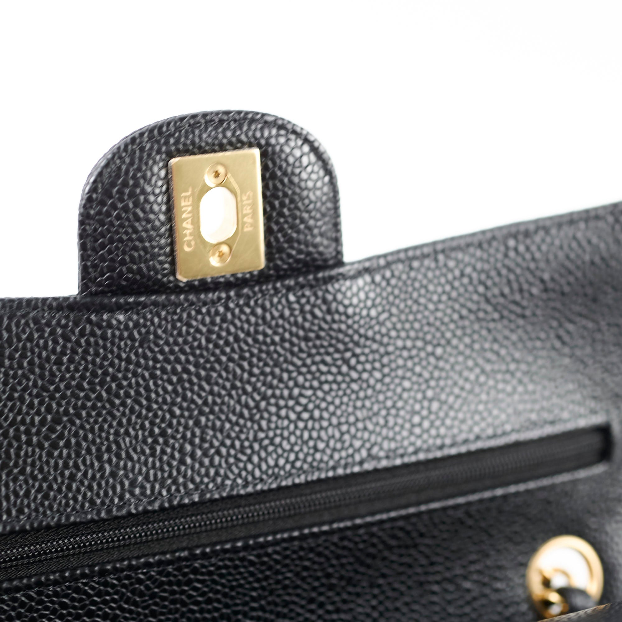 Chanel Classic Flap Small Caviar Black - Microchipped