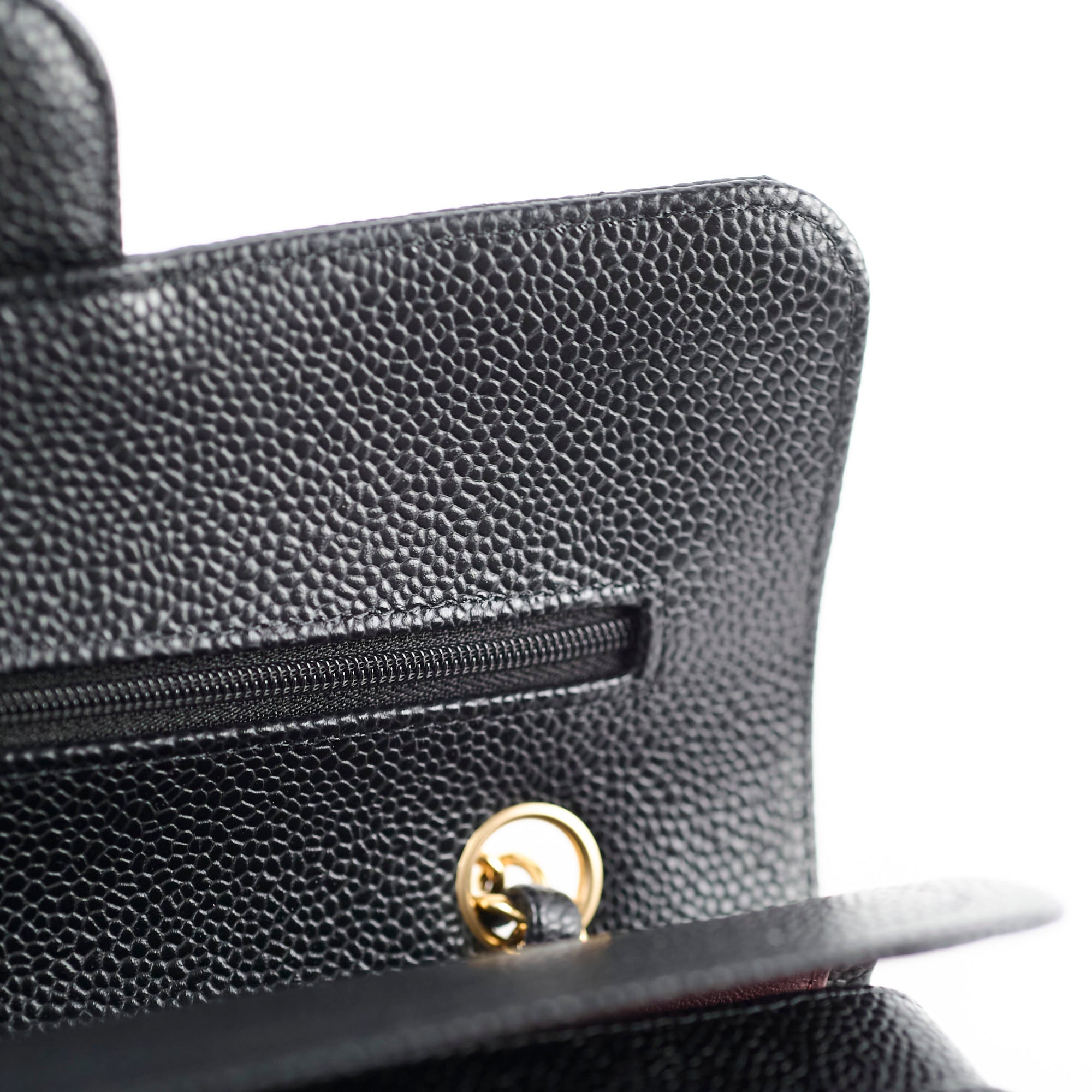 Chanel Classic Flap Small Caviar Black - Microchipped