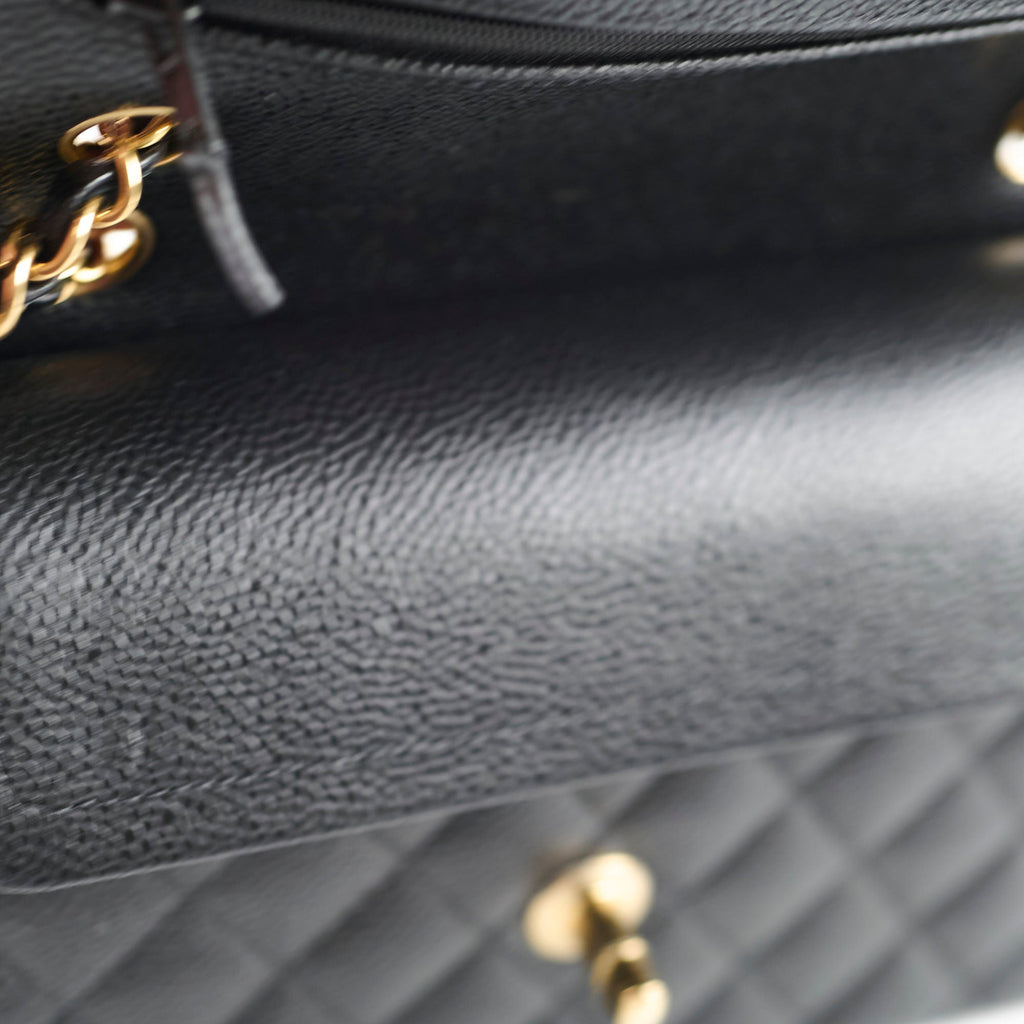 Chanel Classic Flap Small Caviar Black - Microchipped