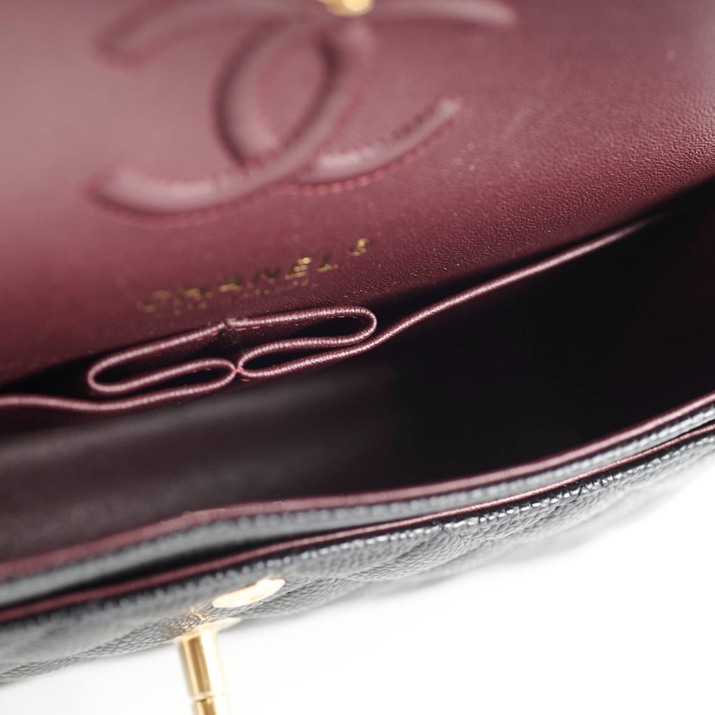 Chanel Classic Flap Small Caviar Black - Microchipped