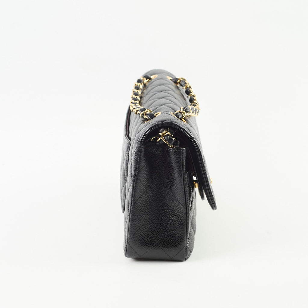 Chanel Classic Flap M/L Caviar Black