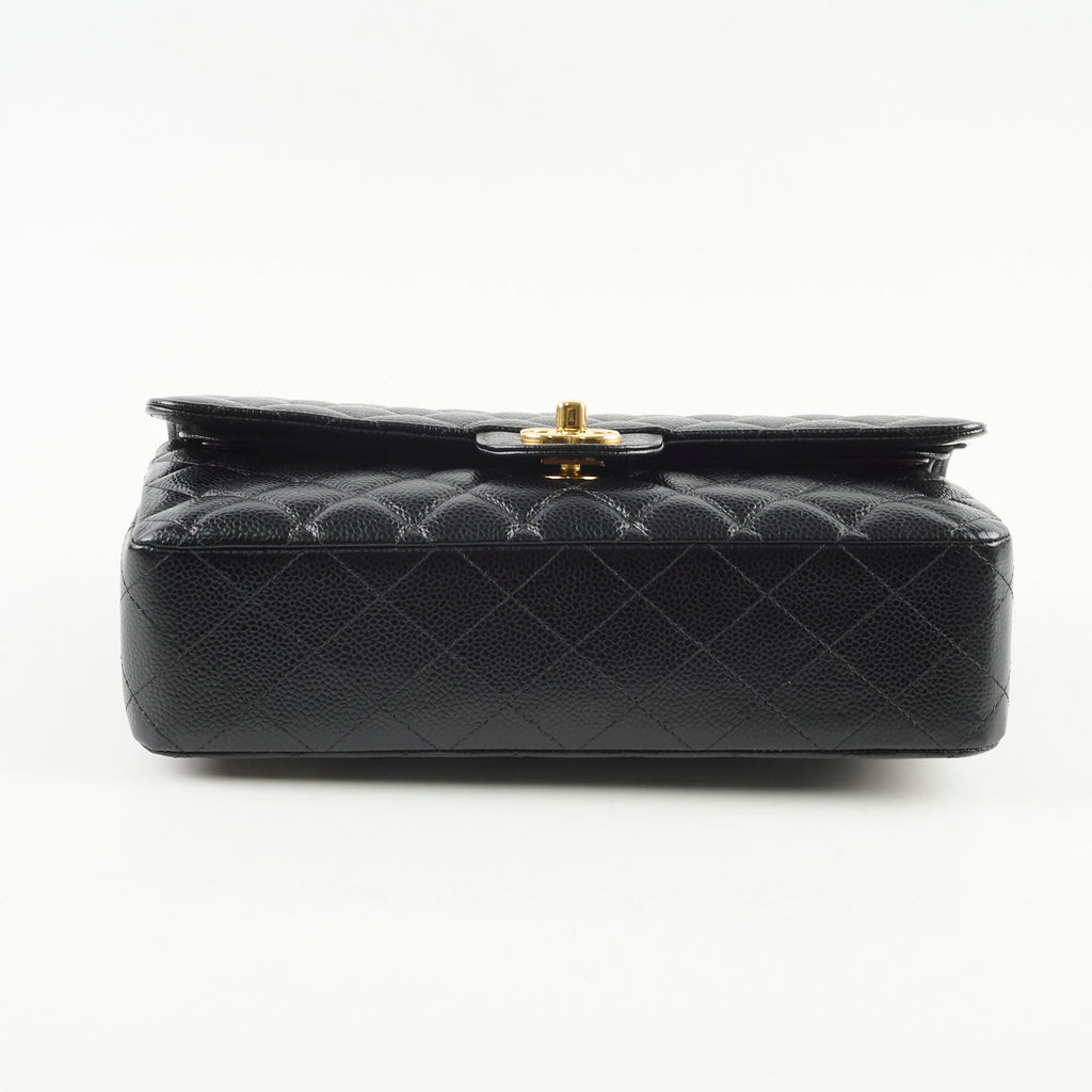 Chanel Classic Flap M/L Caviar Black
