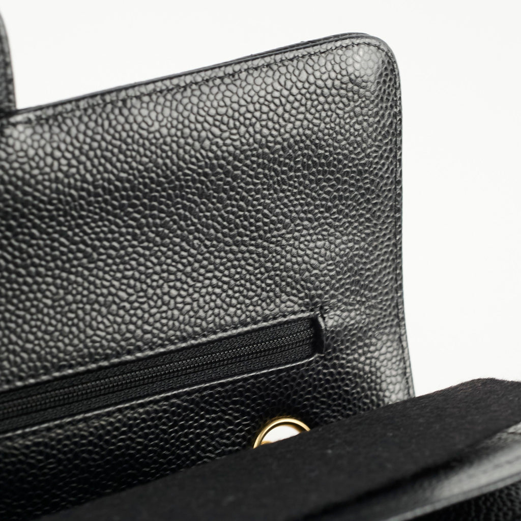 Chanel Classic Flap M/L Caviar Black
