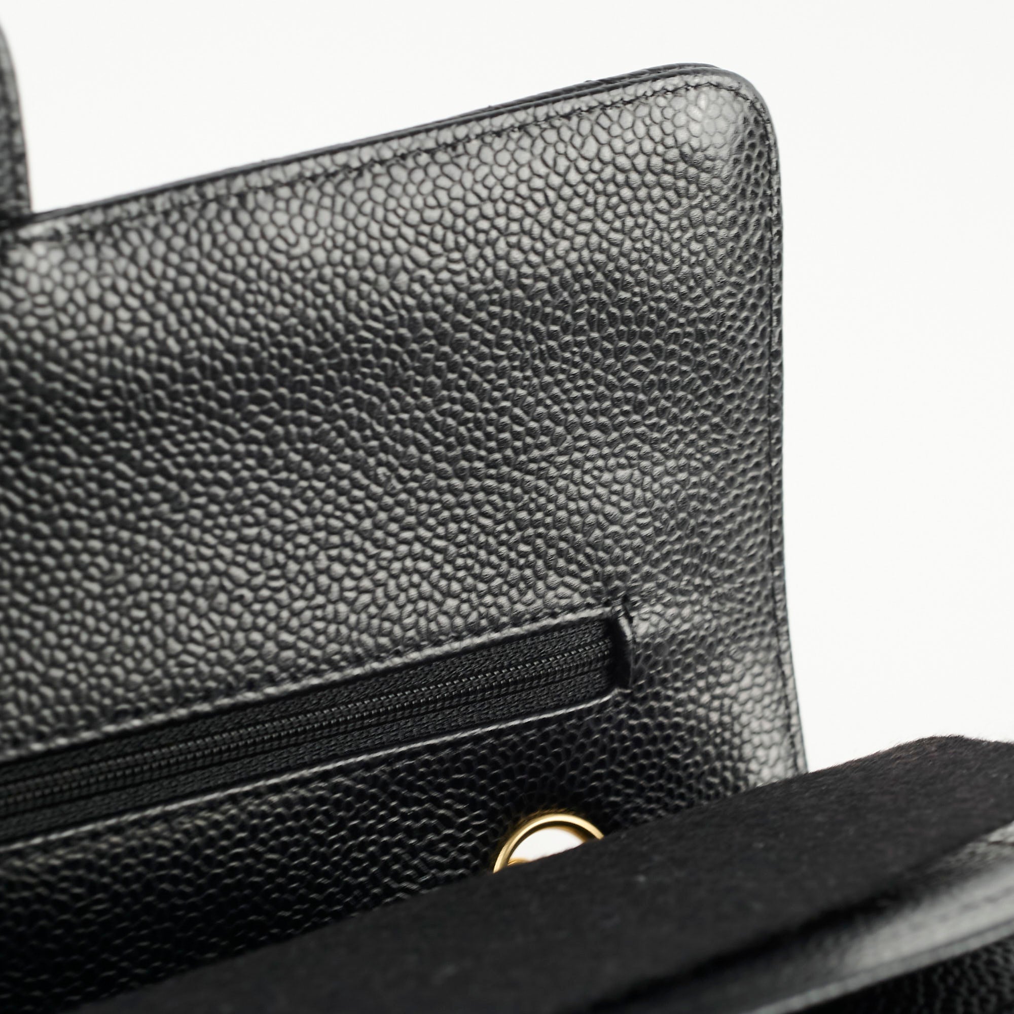 Chanel Classic Flap M/L Caviar Black