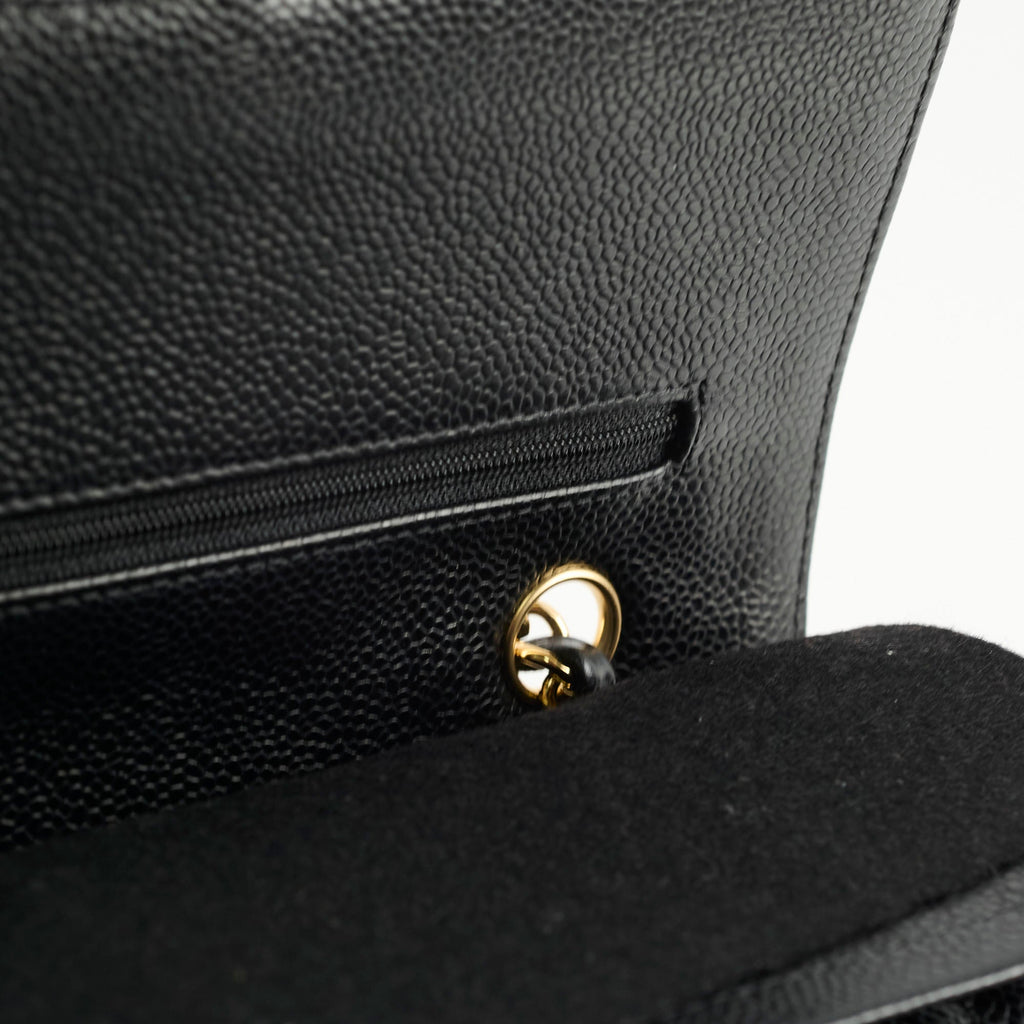 Chanel Classic Flap M/L Caviar Black