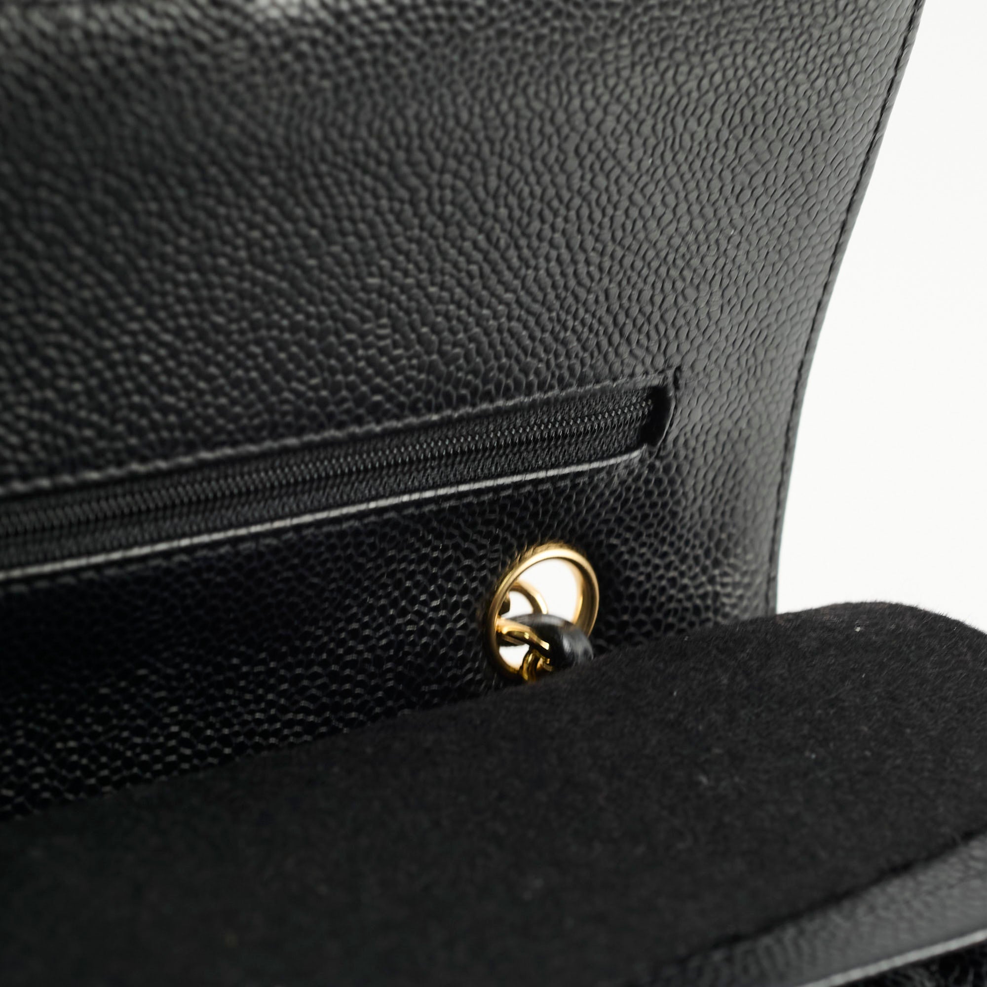 Chanel Classic Flap M/L Caviar Black