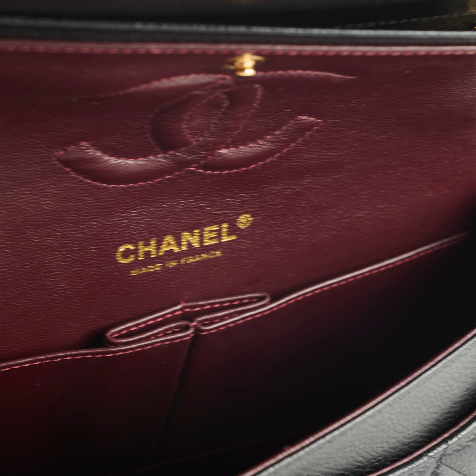 Chanel Classic Flap M/L Caviar Black