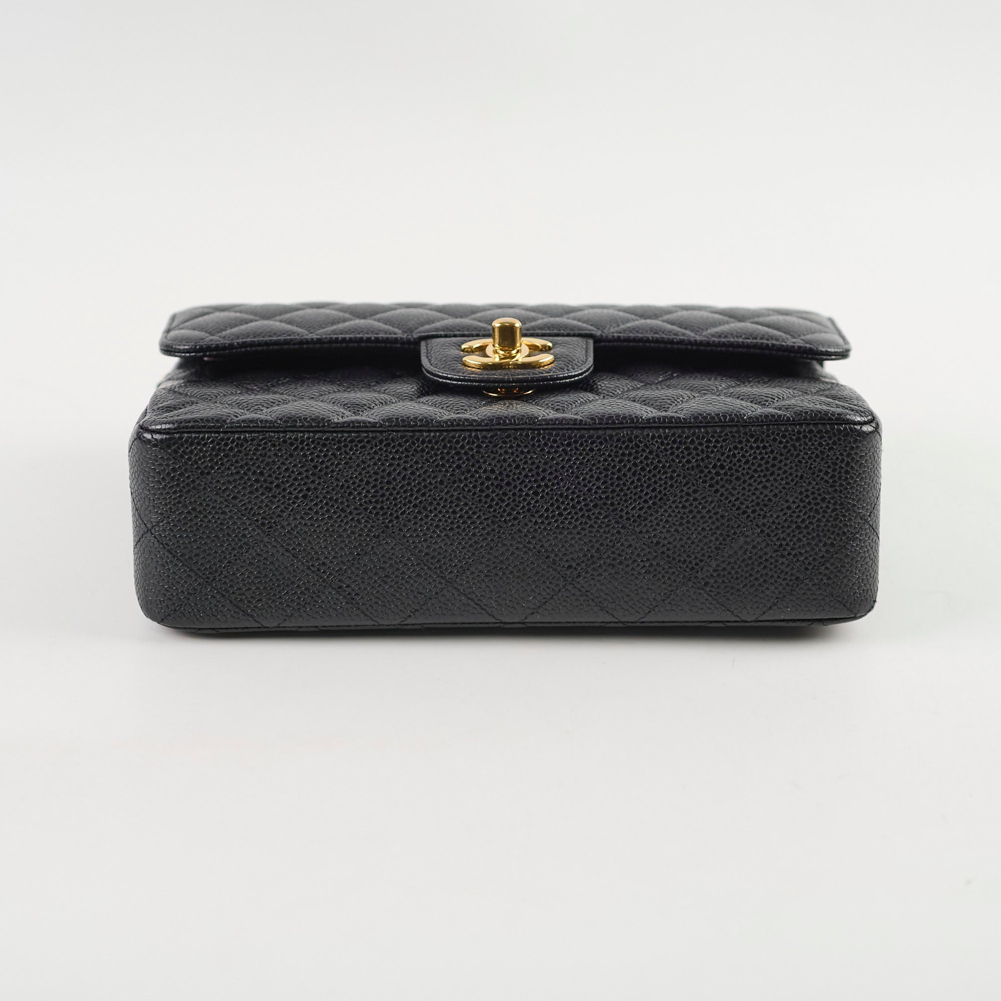 Chanel Small Caviar Double Classic Flap Black GHW
