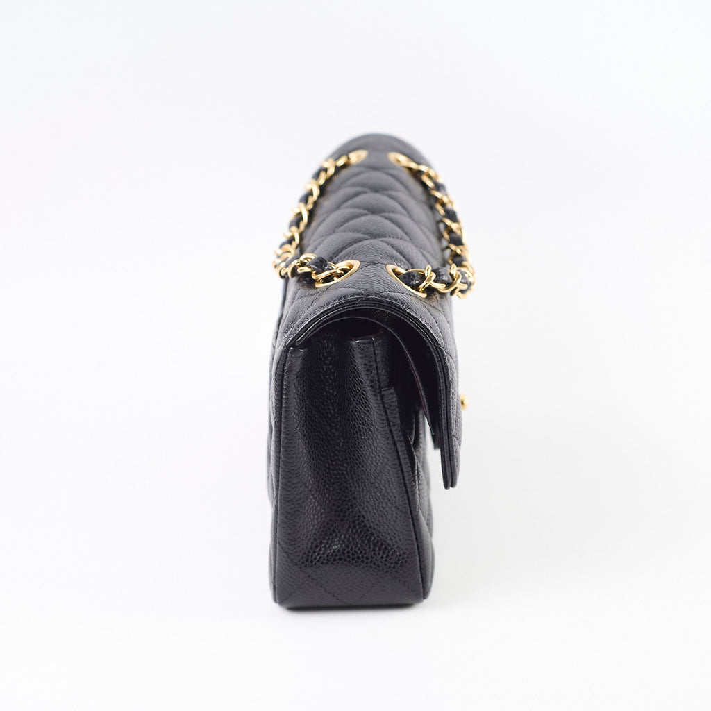 Chanel Small Classic Flap Black Caviar GHW