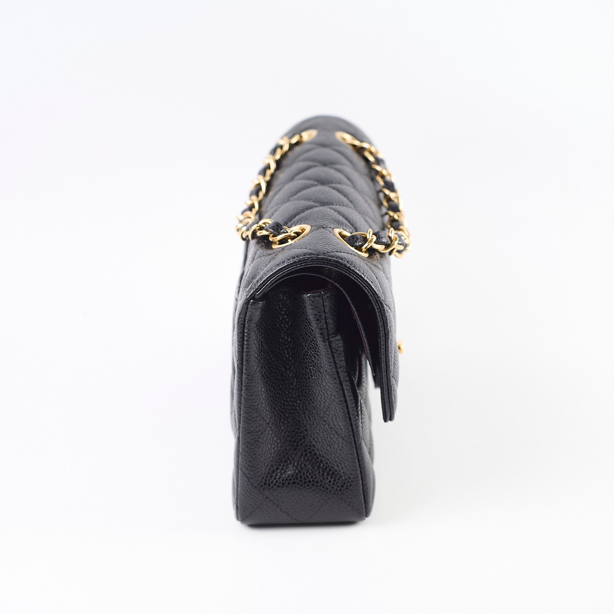 Chanel Small Classic Flap Black Caviar GHW
