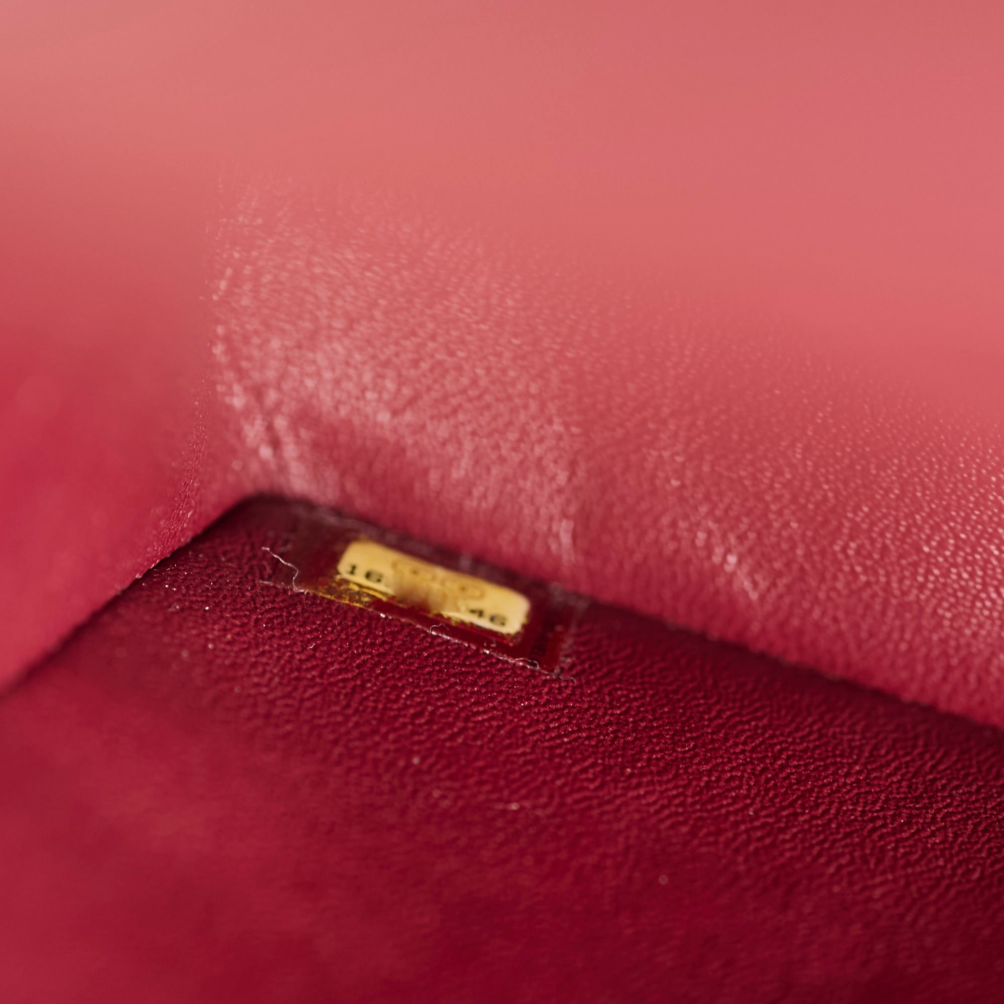 Chanel Maxi Classic Flap Burgundy Striated Quilted Patent Leather bag