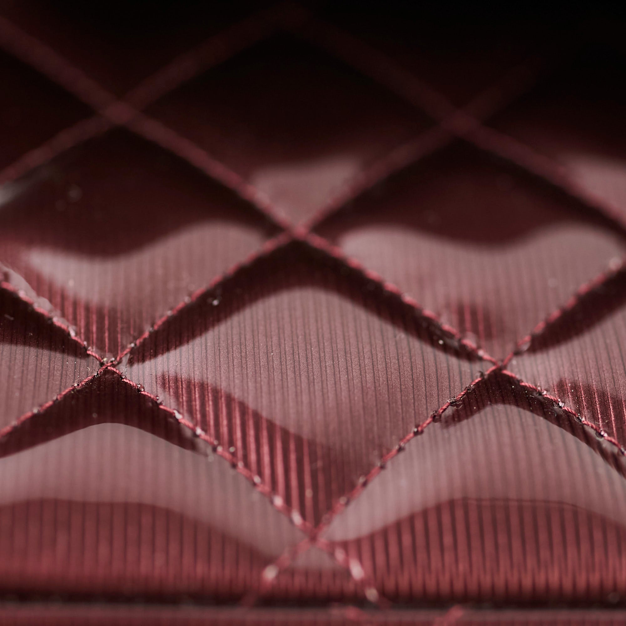 Chanel Maxi Classic Flap Burgundy Striated Quilted Patent Leather bag