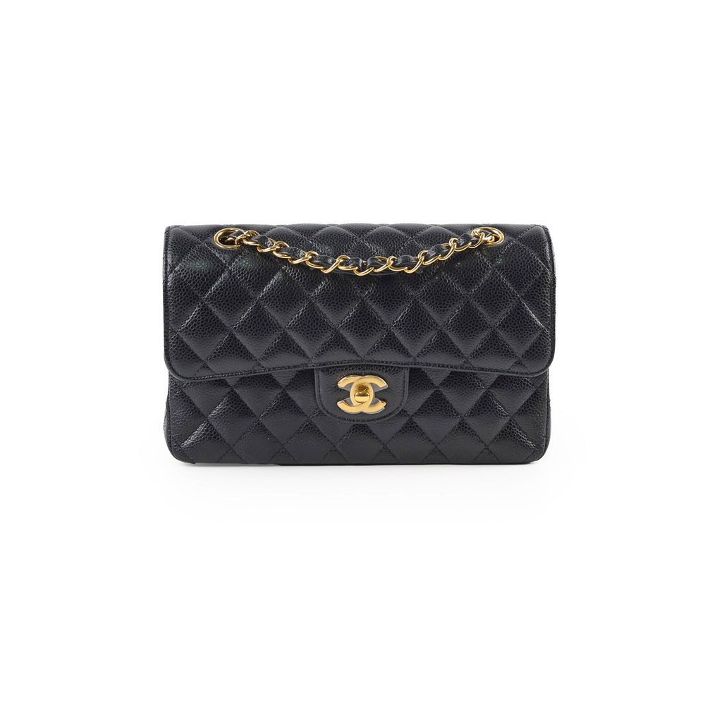 Chanel Classic Flap Small Caviar Black - Microchipped