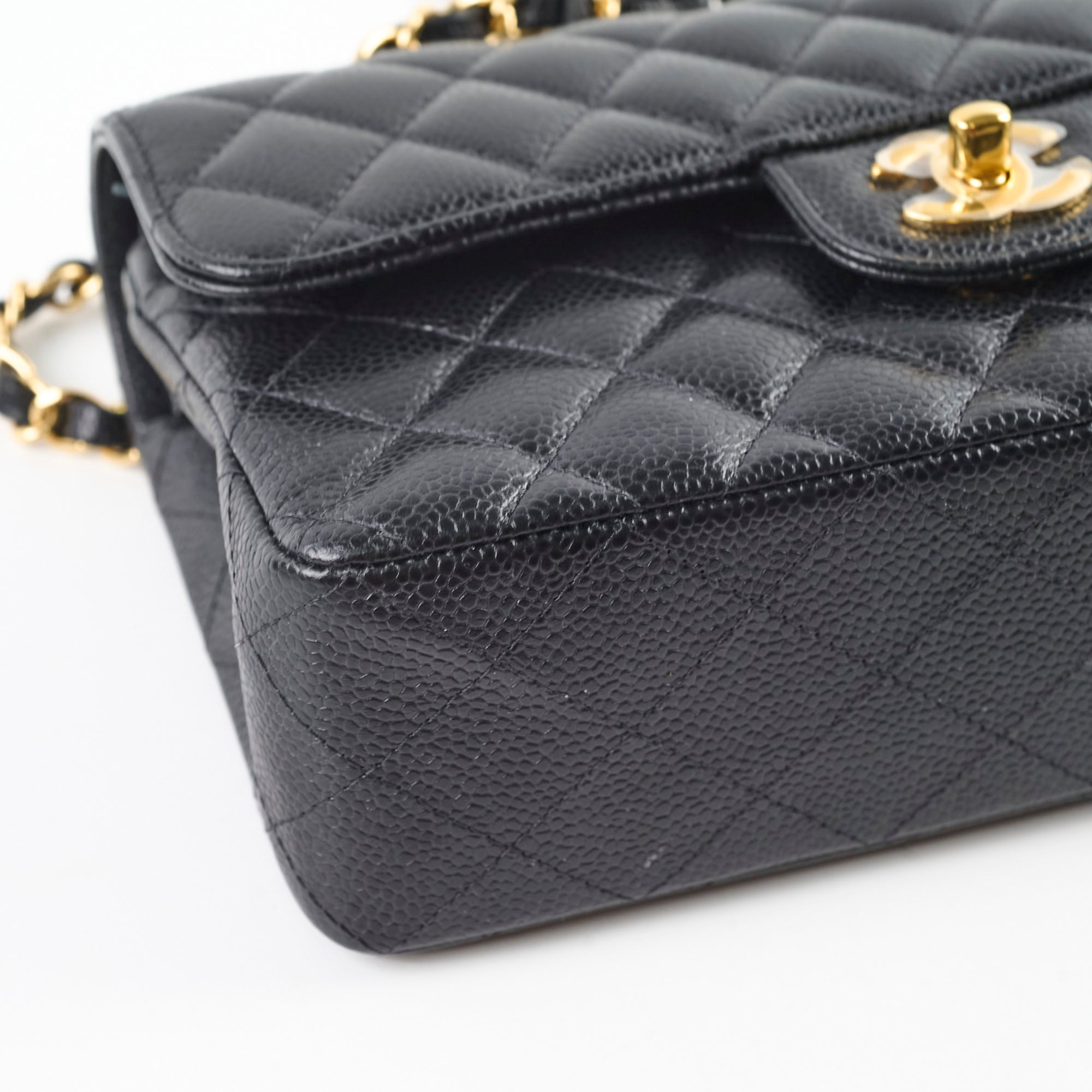 Chanel Classic Flap Small Caviar Black - Microchipped