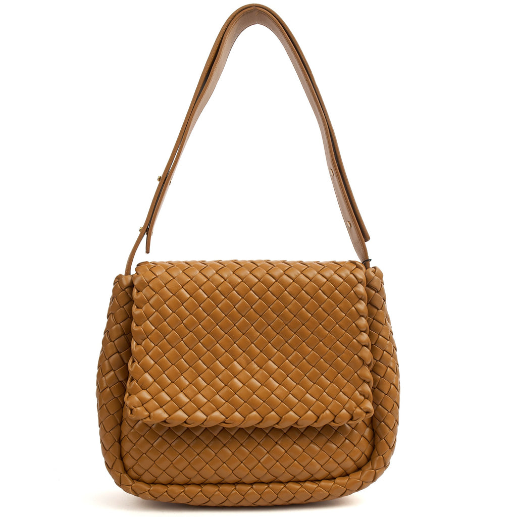 Bottega Veneta Shoulder Bag Cobble - Small in Brown, Leather