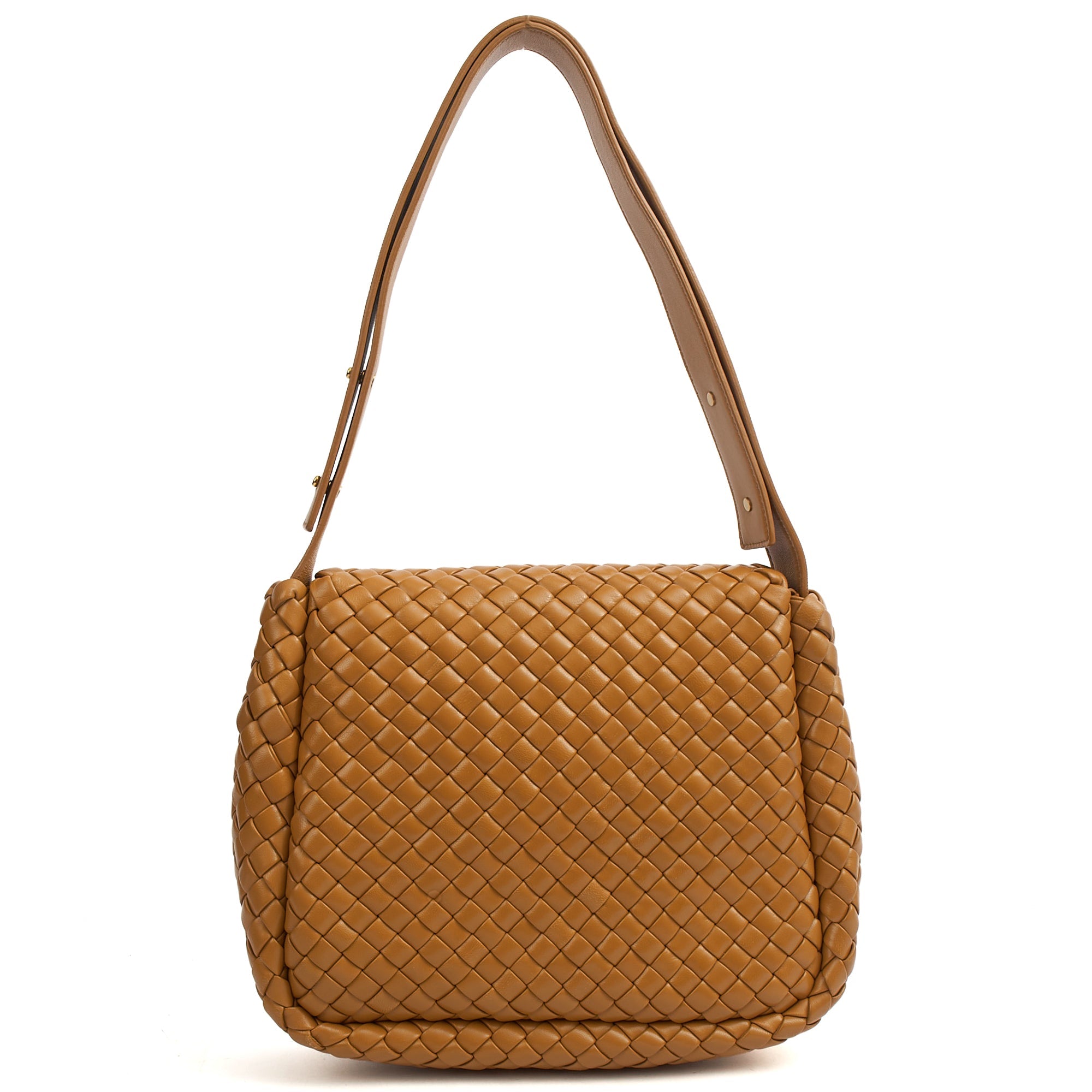 Bottega Veneta Shoulder Bag Cobble - Small in Brown, Leather
