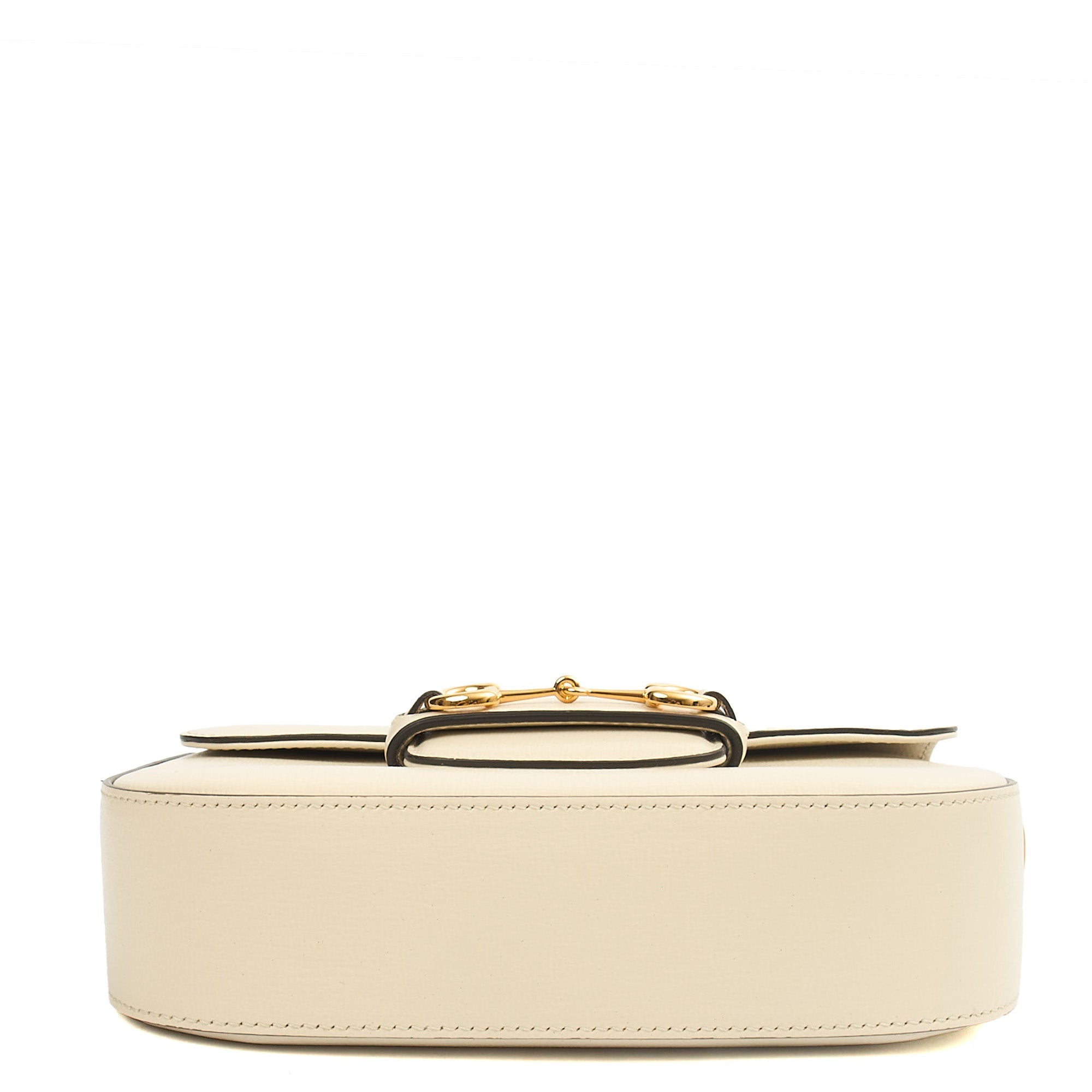Gucci Shoulder Bag 1955 Horsebit Shoulder Bag in White, Leather