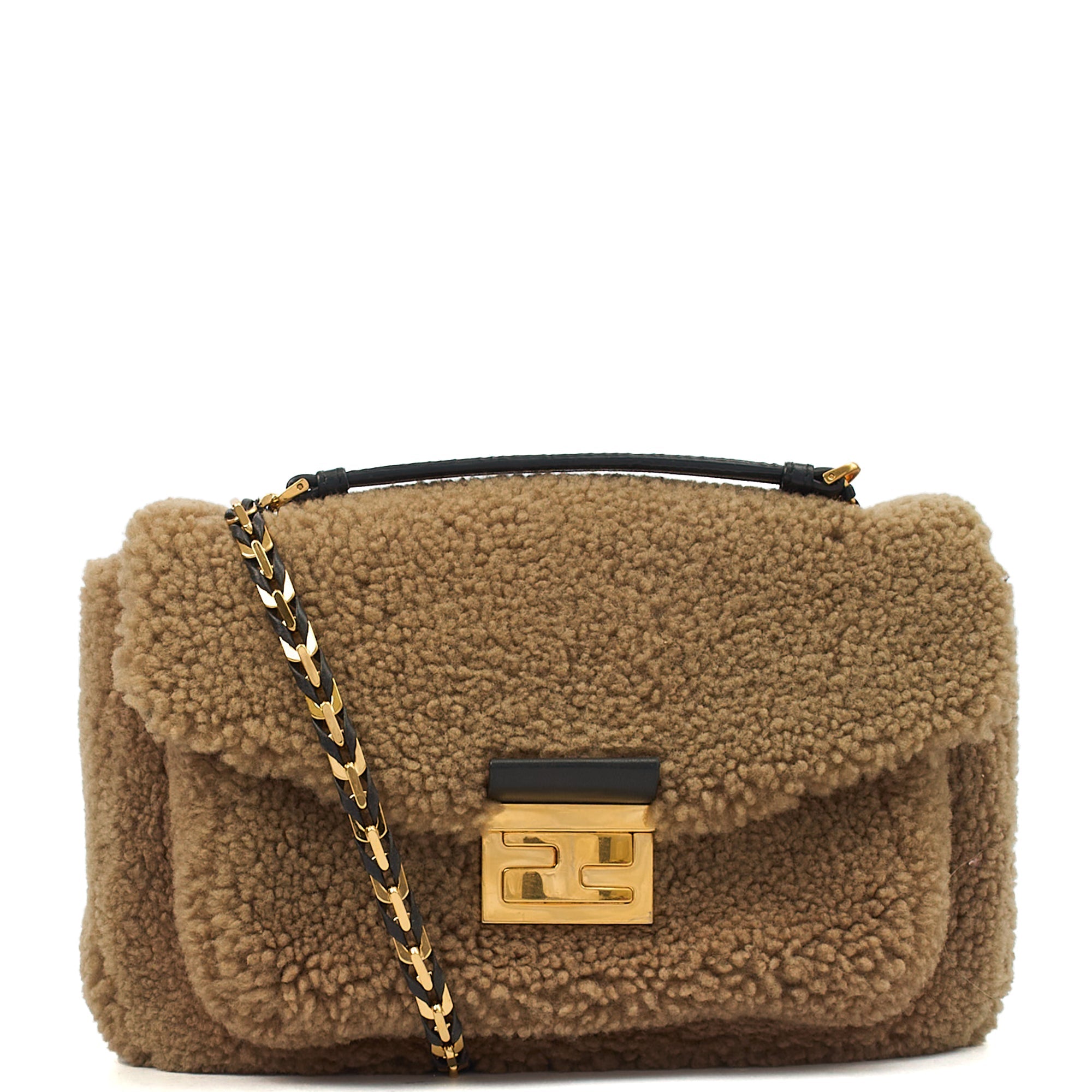 Fendi Cross Body Baguette in Neutral, Other