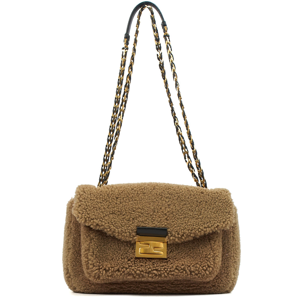 Fendi Cross Body Baguette in Neutral, Other