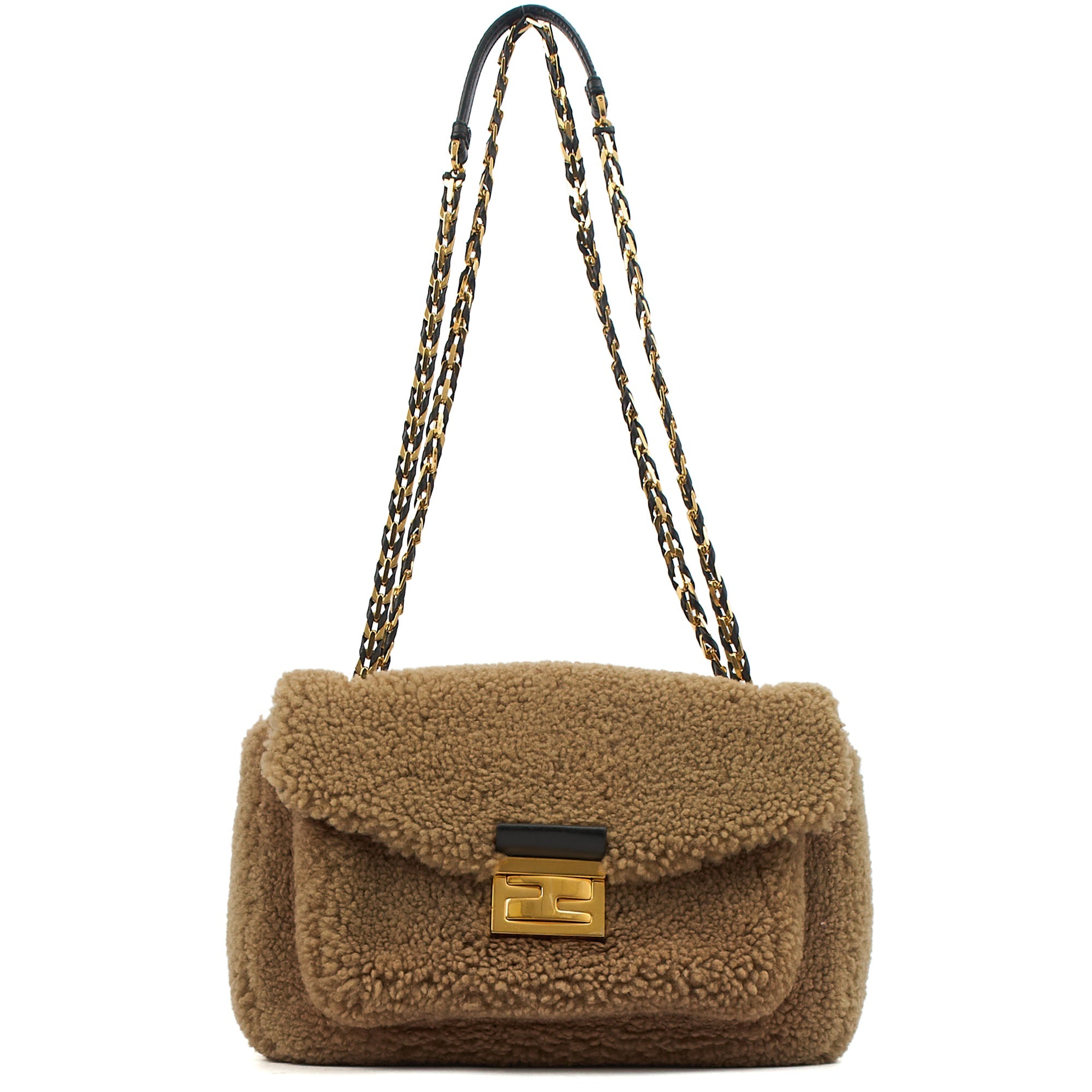 Fendi Cross Body Baguette in Neutral, Other